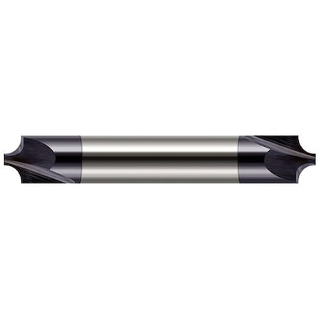 Harvey Tool 3/32 Radius x 2.8mm Pilot dia. Carbide Corner Rounding End Mill DE, 2 Flutes, AlTiN Coated 793493-C3